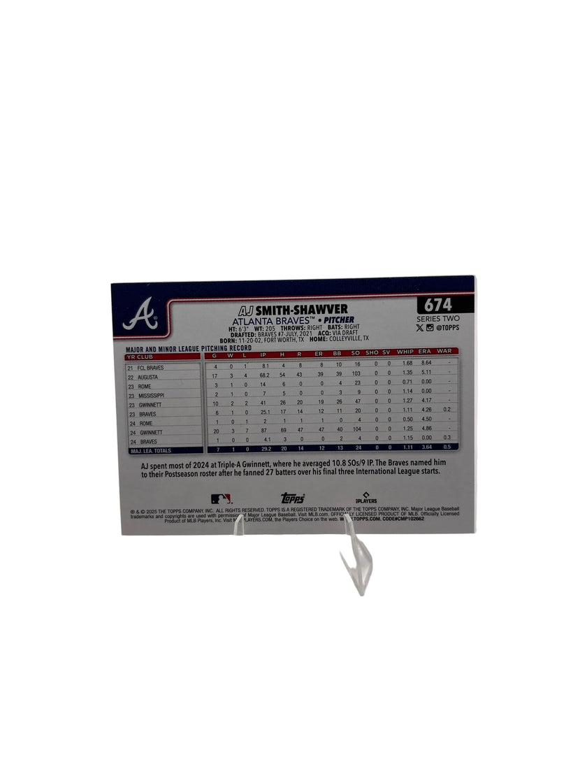 Topps AJ Smith-Shawver