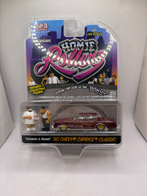 Greenlight Chorizo & Rhino 90 Chevy Caprice Classic Diecast red