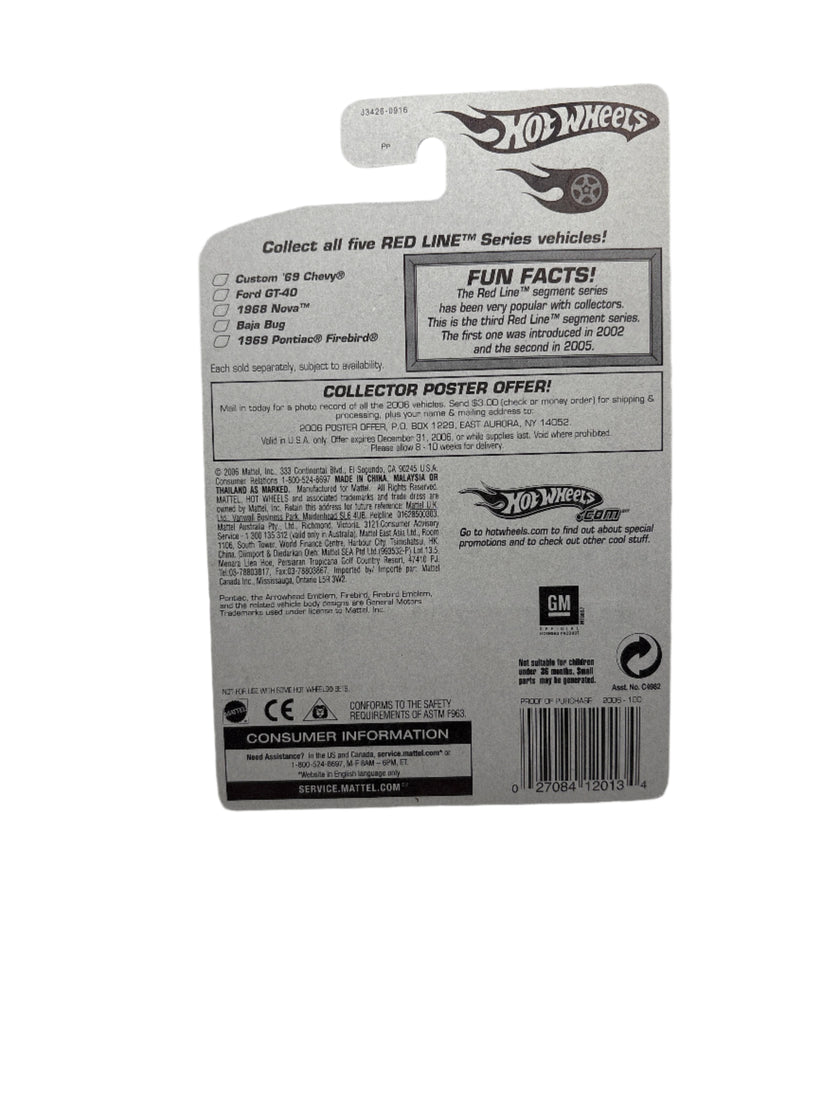 Hot Wheels 1969 Pontiac Firebird Diecast