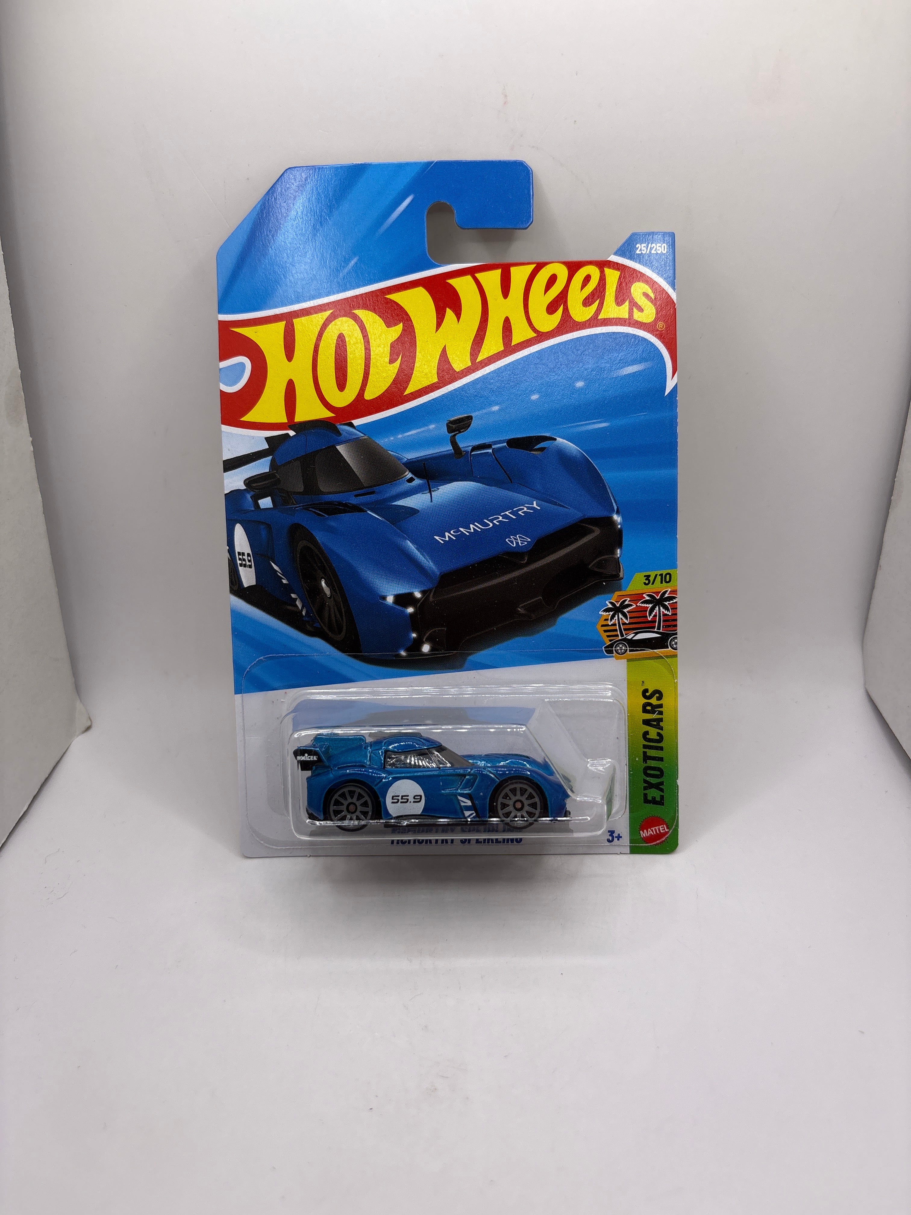 Hot Wheels McMurtry Speirling Diecast blue