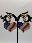 Americana  Heart Earrings