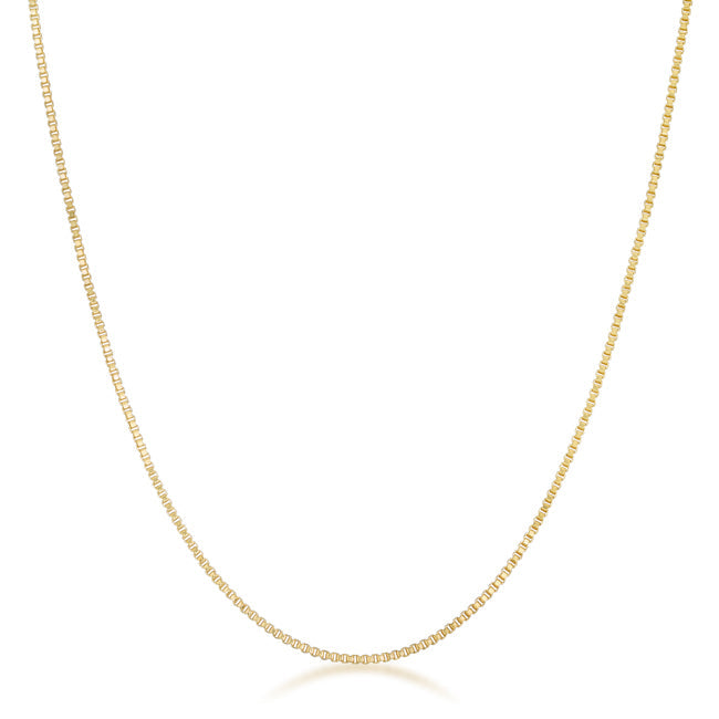 Golden Rolo Chain - 1mm