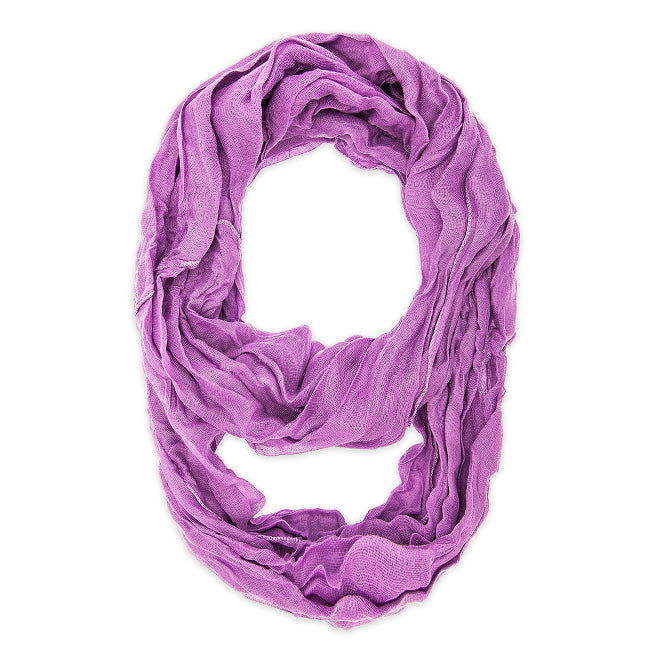 Purple Genevieve Infinity Scarf