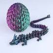 3D Printed Crystal Dragon Fidget Toy – Articulated Flexible Desk Toy Gift