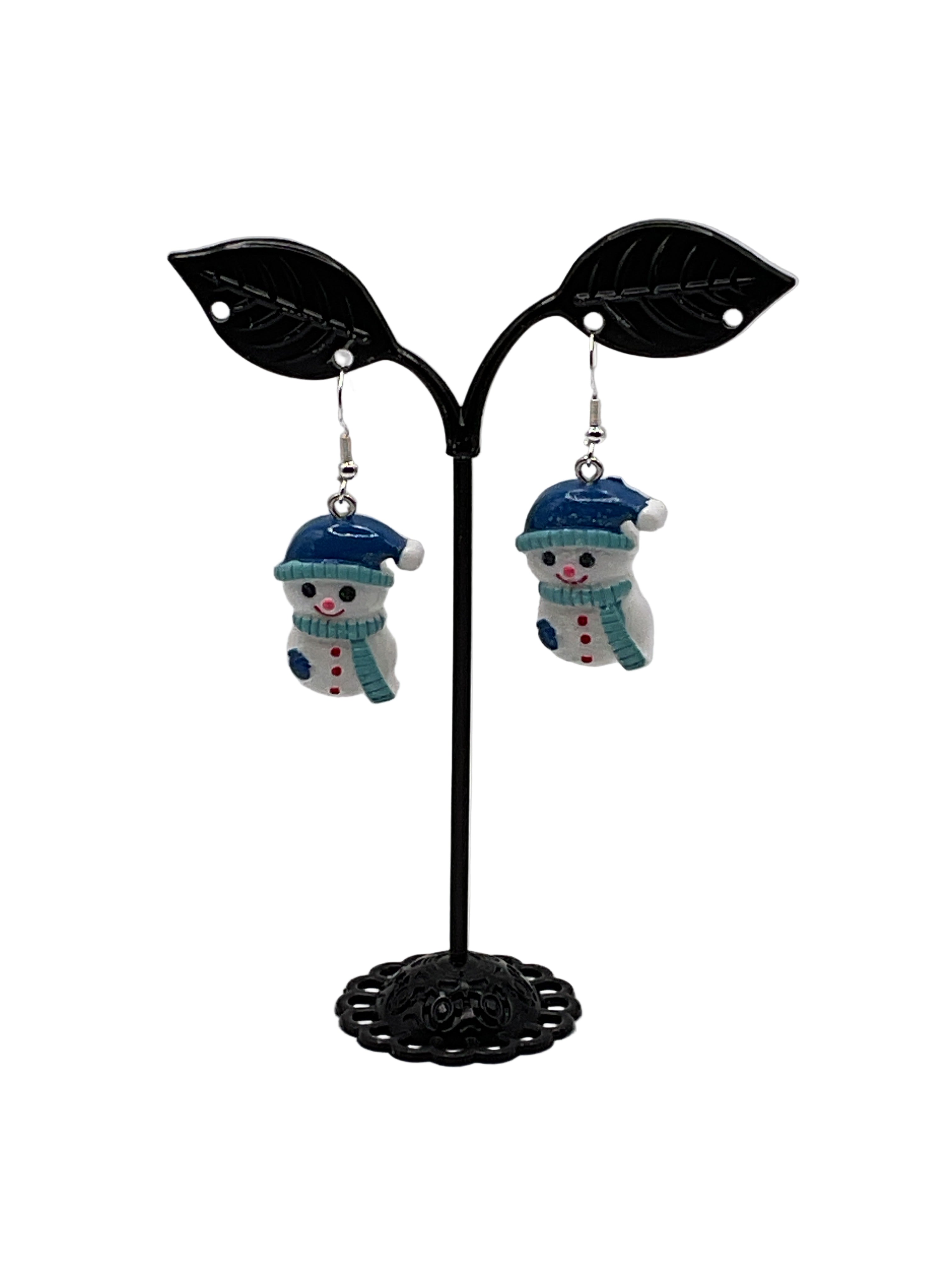 Snowman Earrings