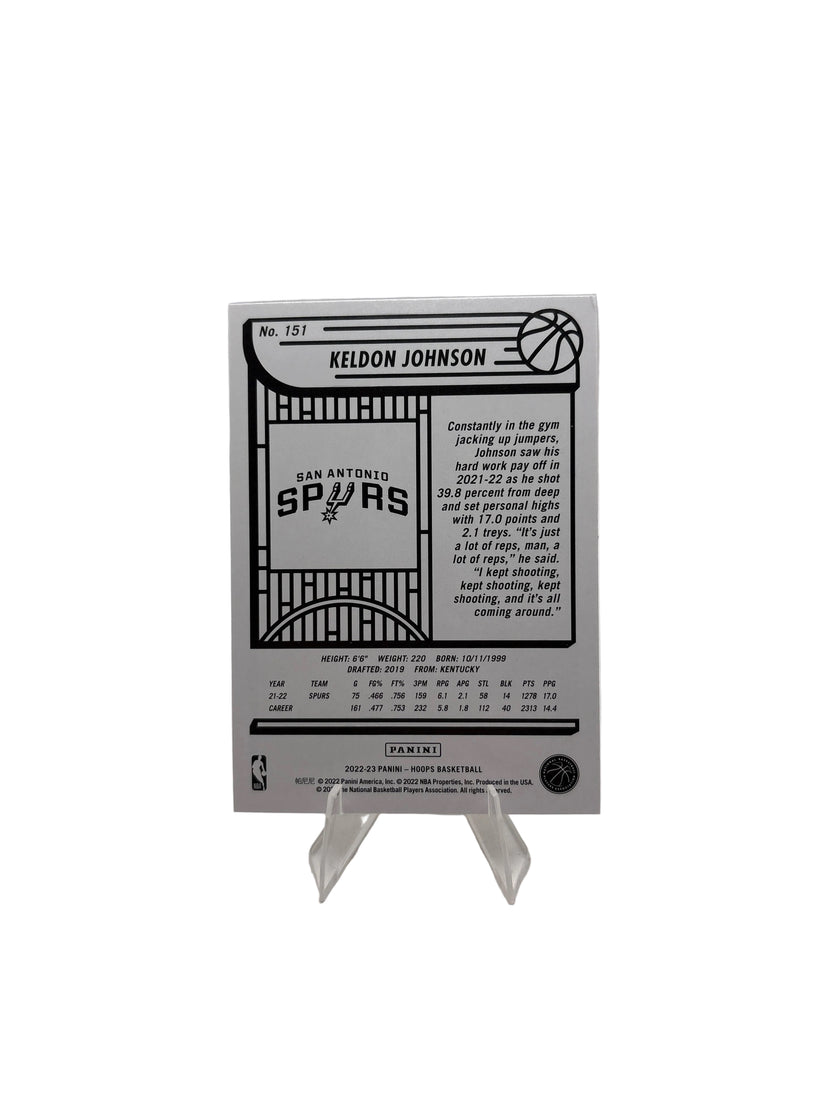 NBA Hoops Keldon Johnson