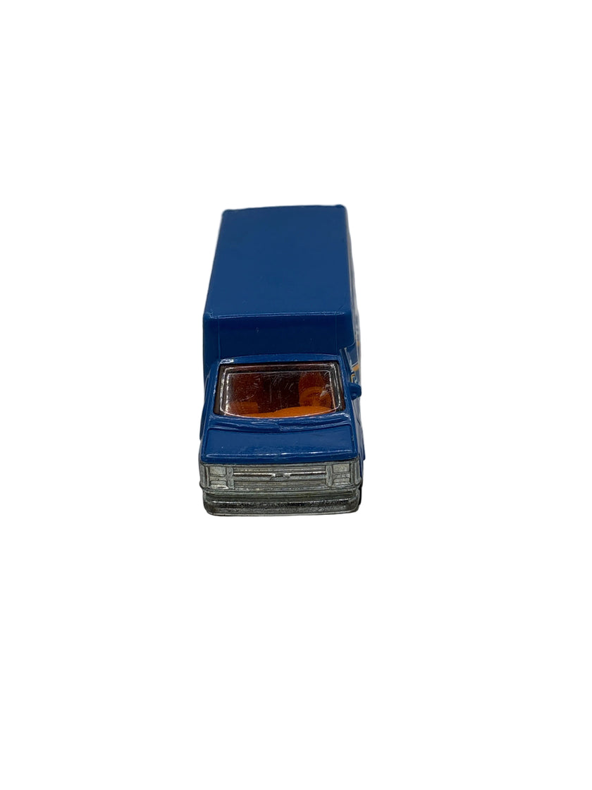 Matchbox Chevy Transport Bus Diecast blue