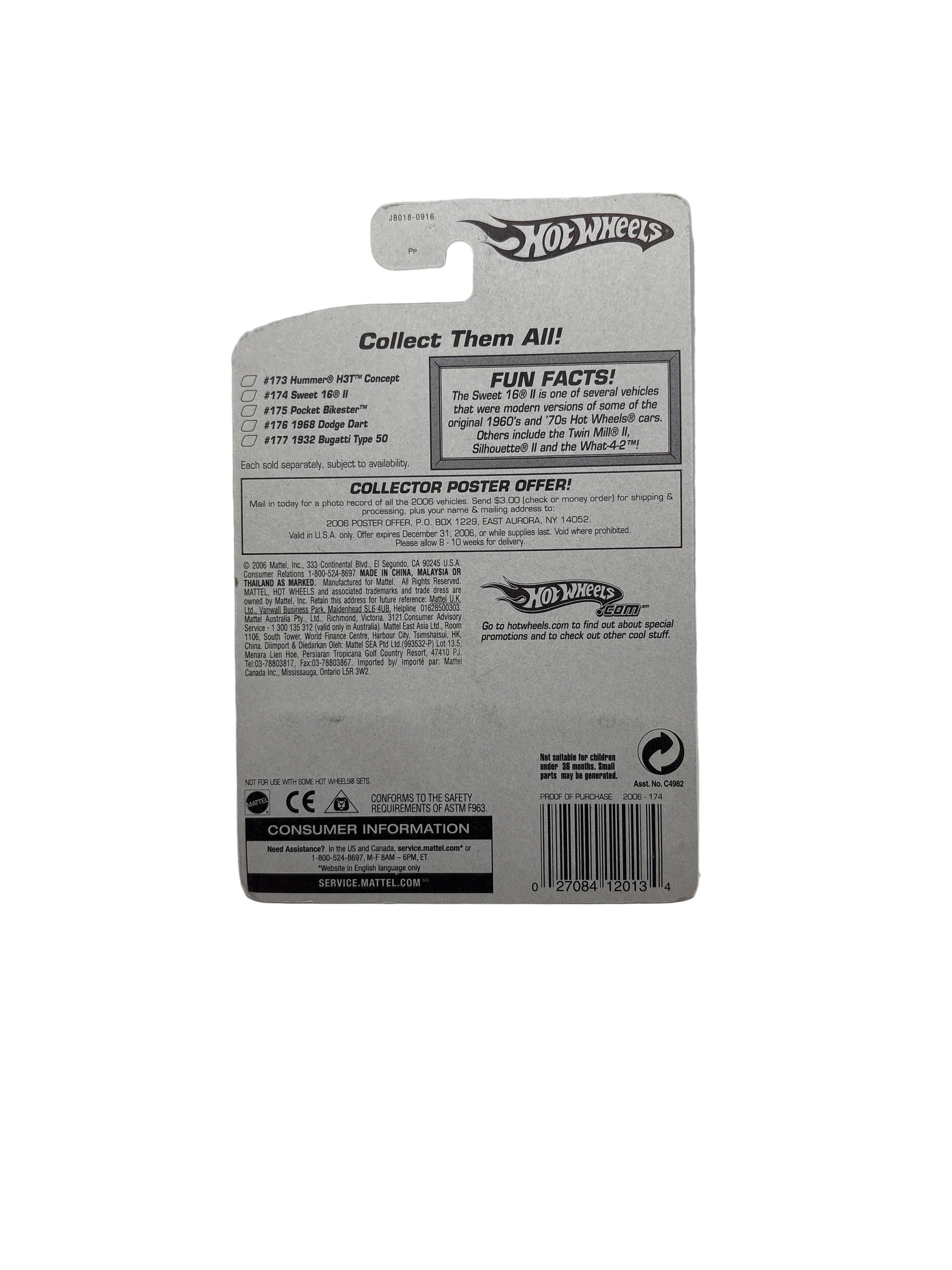 Hot Wheels Sweet 16 II Diecast white