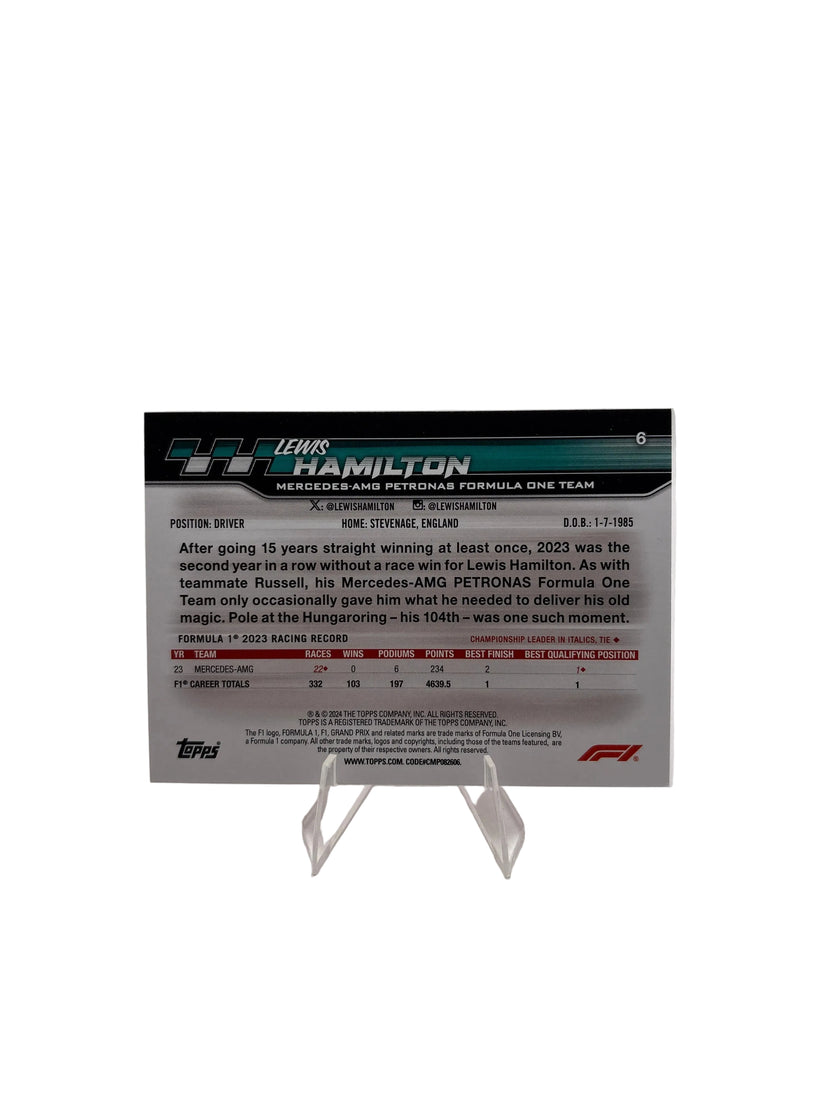 Paddock Pass Lewis Hamilton