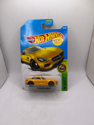Hot Wheels 15 Mercedes-AMG GT Diecast yellow