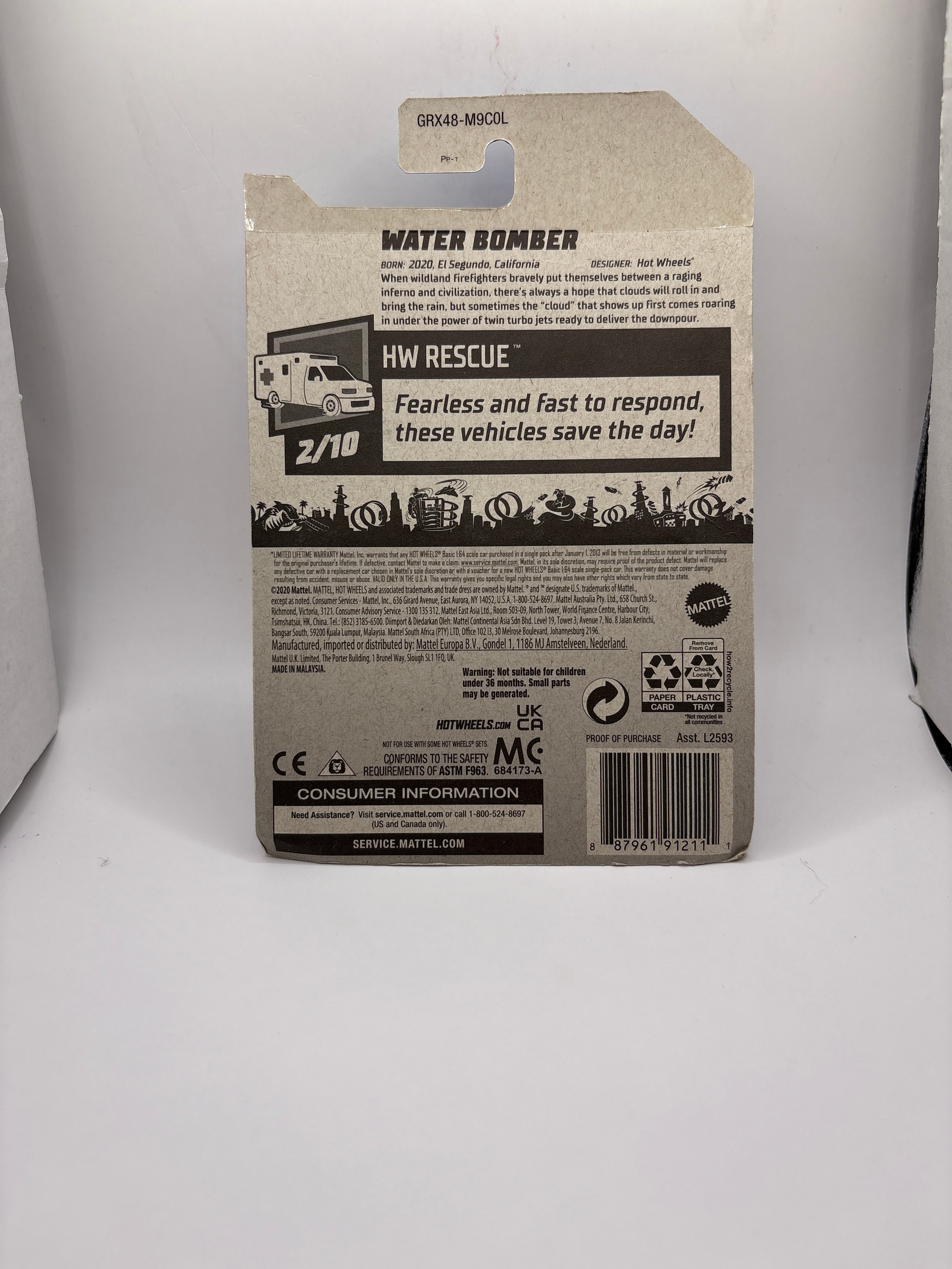 Hot Wheels Water Bomber Diecast