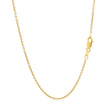 14k Yellow Gold Round Cable Link Chain (1.50 mm)