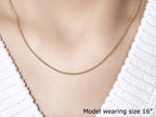 14k Yellow Gold Round Cable Link Chain (1.50 mm)