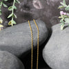 14k Yellow Gold Round Cable Link Chain (1.50 mm)