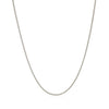 14k White Gold Round Wheat Chain (1.00 mm)