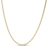 14k Yellow Gold Round Pave Franco Chain (2.30 mm)