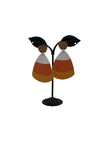 Candy Corn Earrings