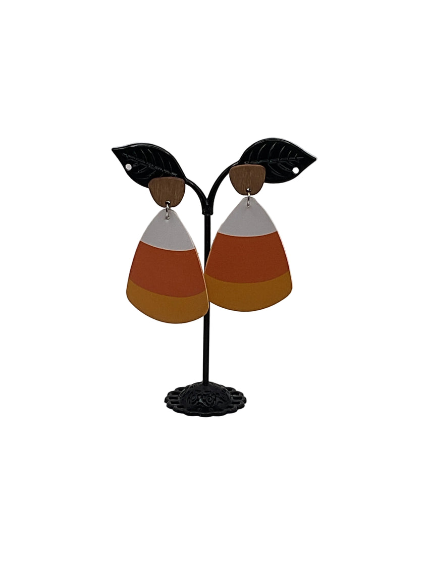 Candy Corn Earrings