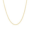 14k Yellow Gold Diamond Cut Round Wheat Chain (1.00 mm)