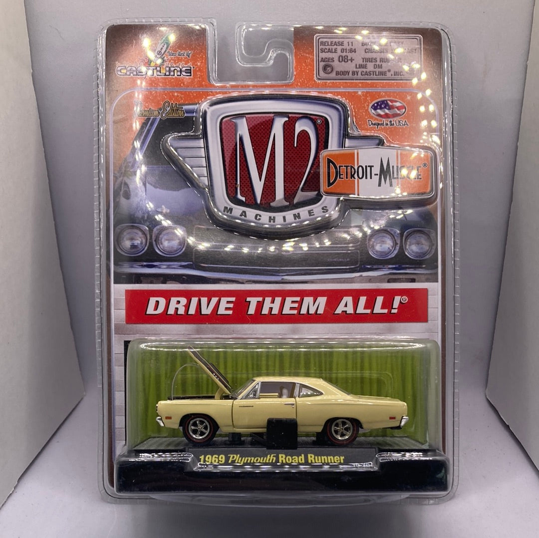 M2 1969 Plymouth Road Runner Diecast