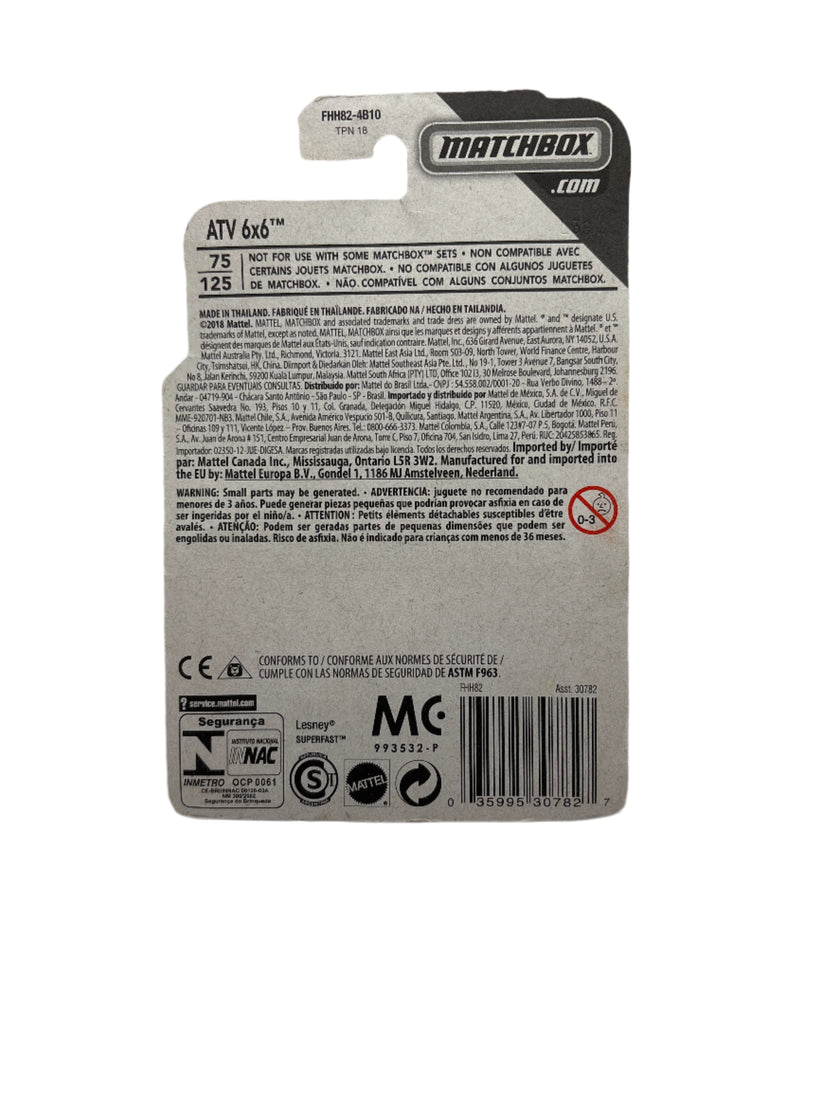 Matchbox ATV 6x6 Diecast