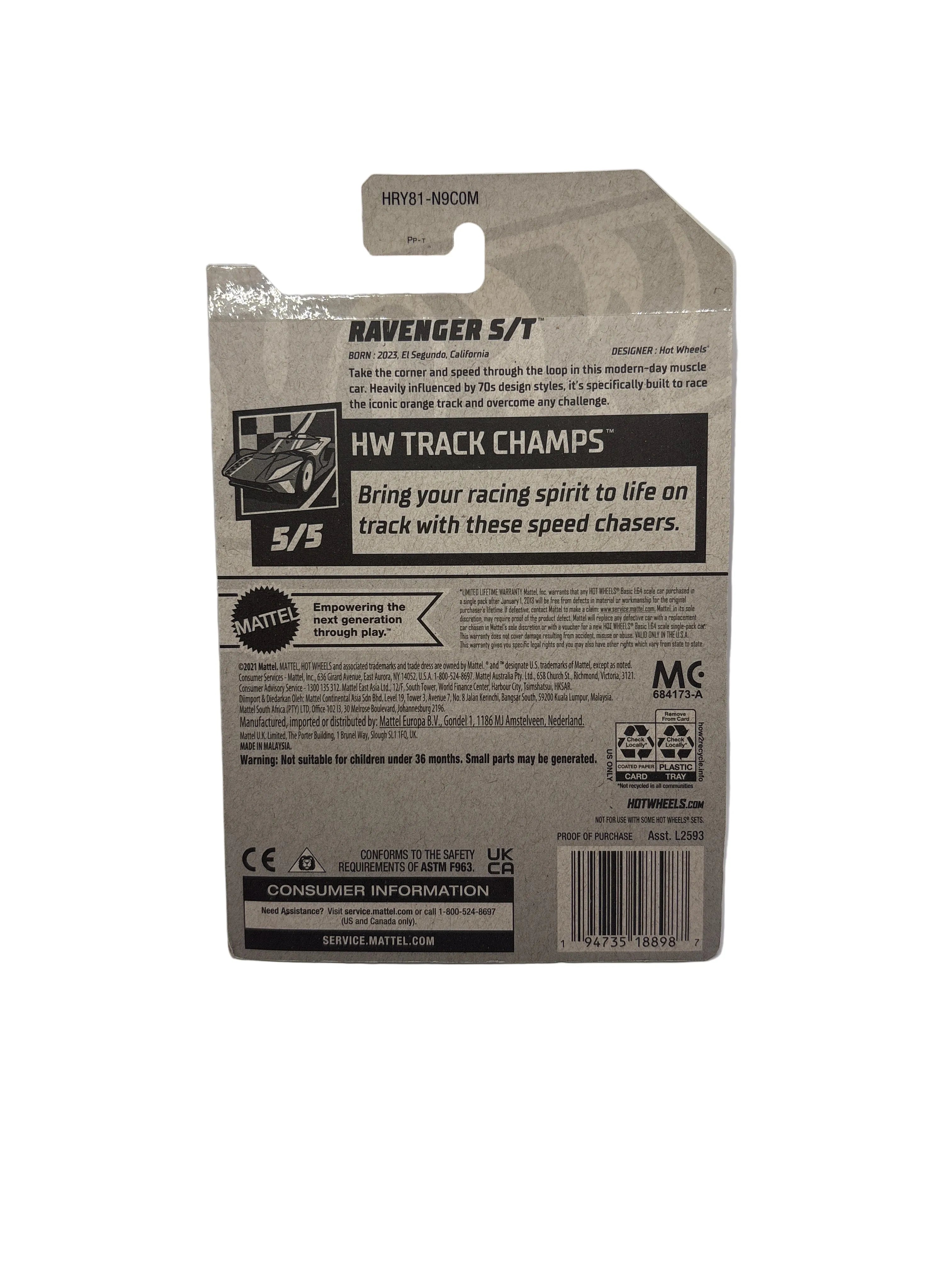 Hot Wheels Ravenger S/T Diecast orange orange