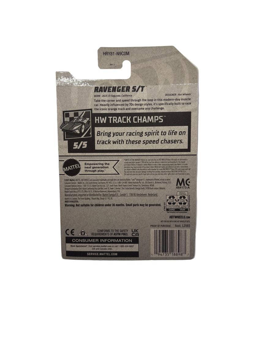 Hot Wheels Ravenger S/T Diecast orange orange