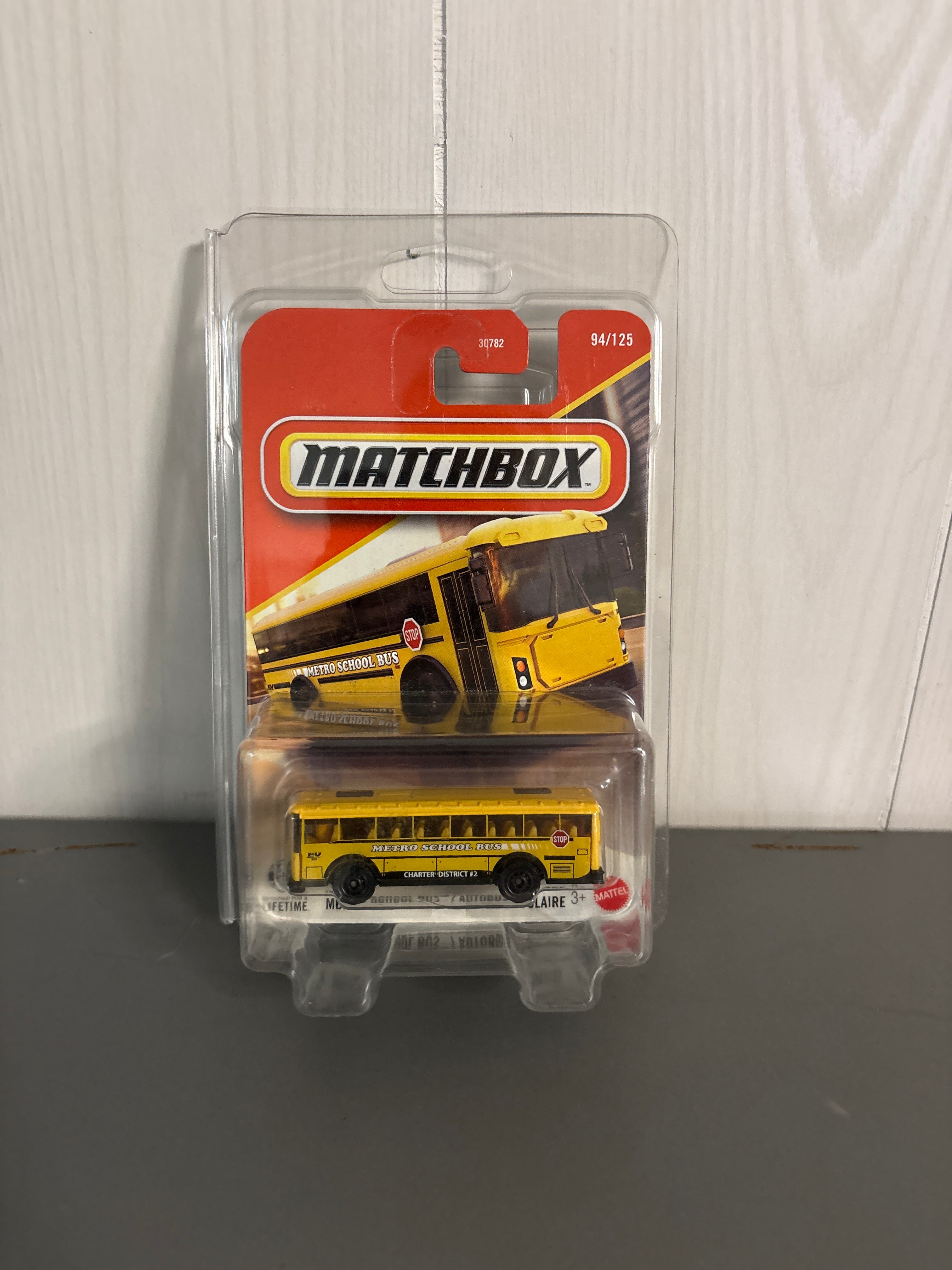 Matchbox MBX EV School Bus Diecast