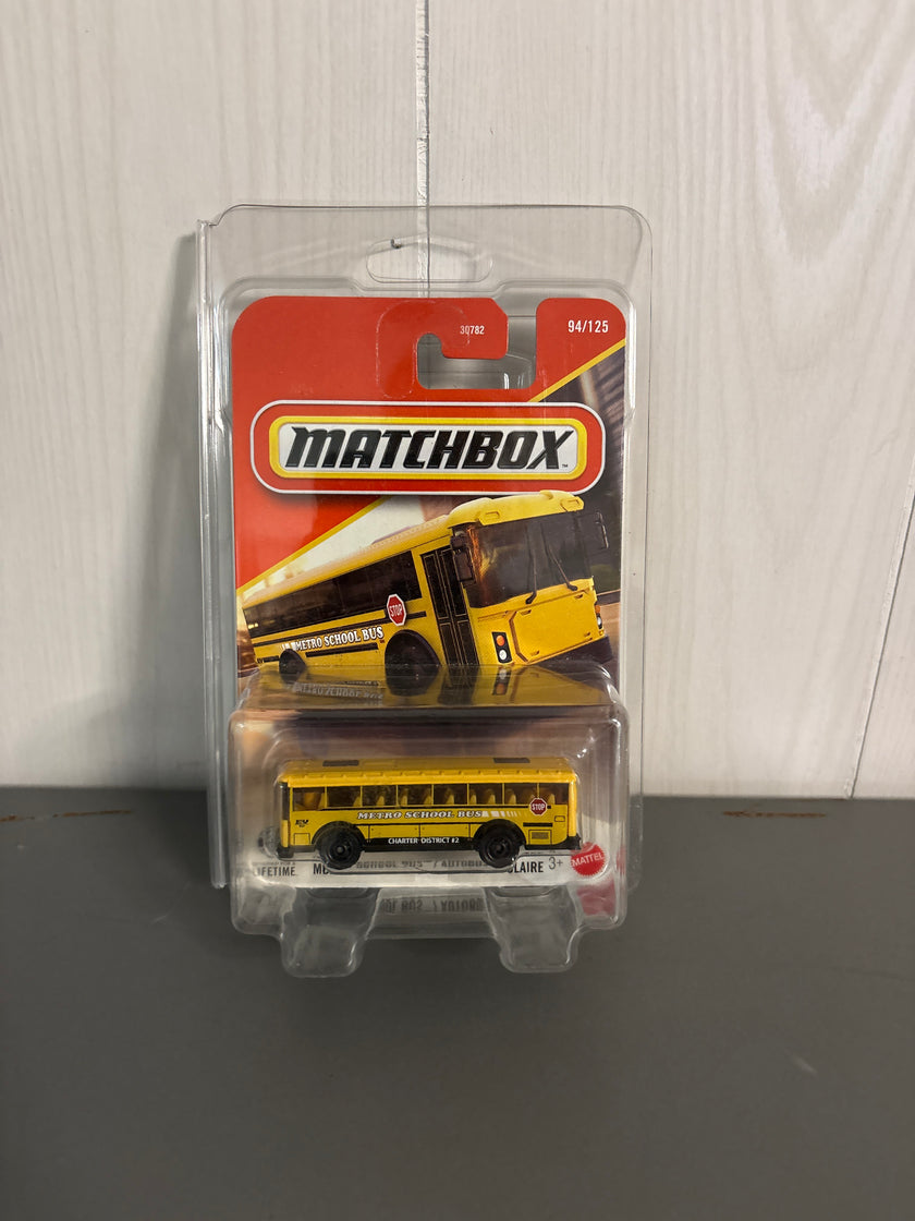 Matchbox MBX EV School Bus Diecast