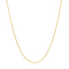 14k Yellow Gold Round Cable Link Chain (1.20 mm)