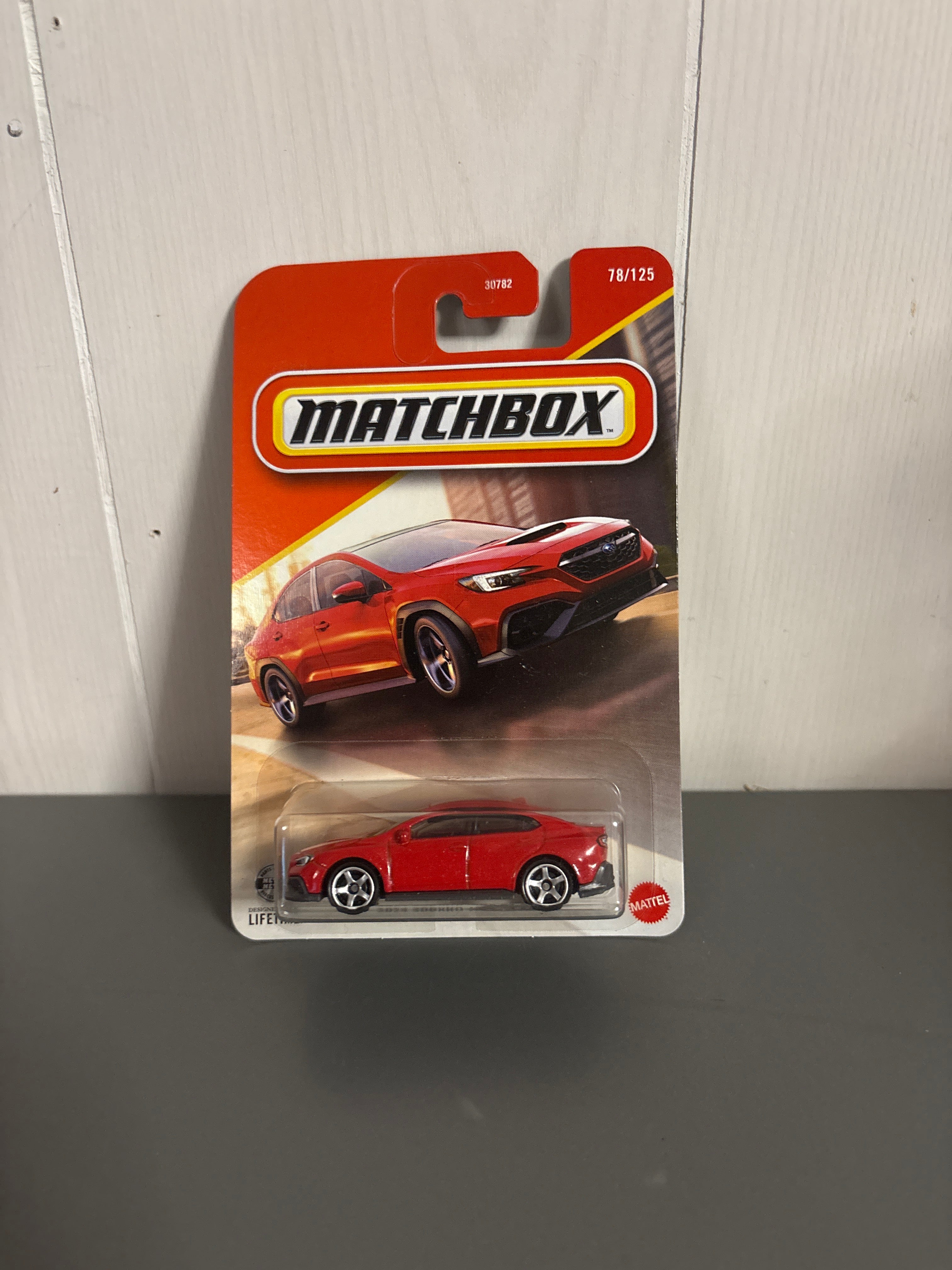 Matchbox 2024 Subaru WRX S4 STI Diecast red