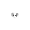 14k White Gold Classic Round Stud Earrings (5.0 mm)