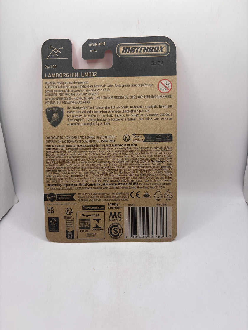 Matchbox Lamborghini LM002 Diecast