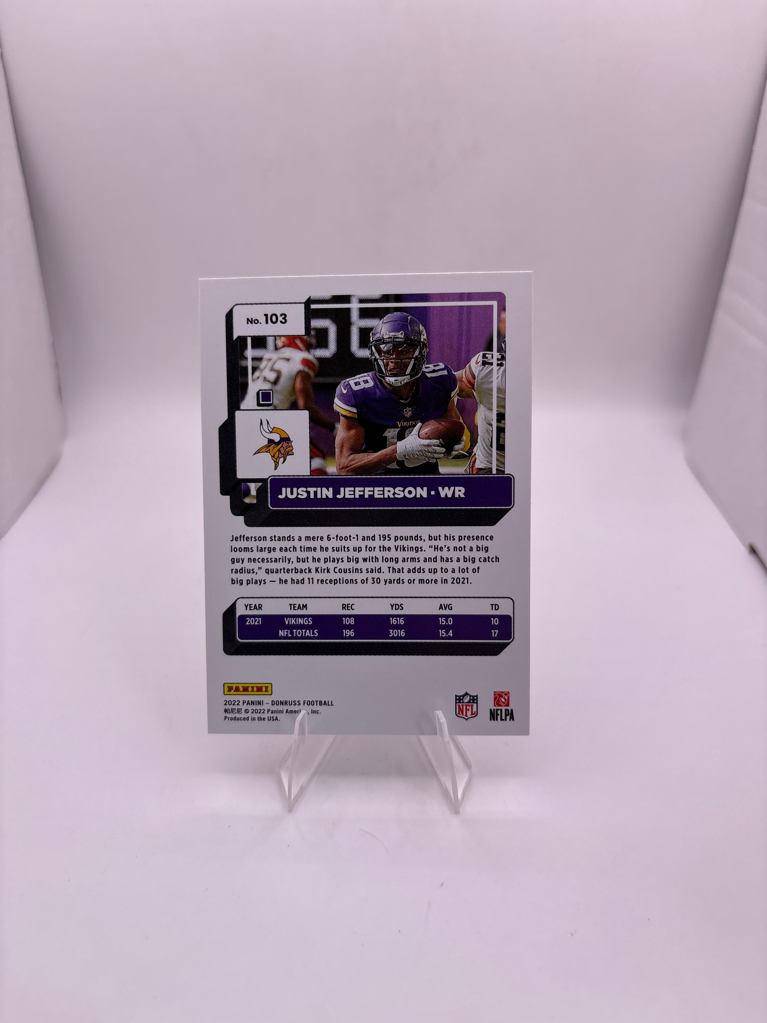 Donruss Justin Jefferson