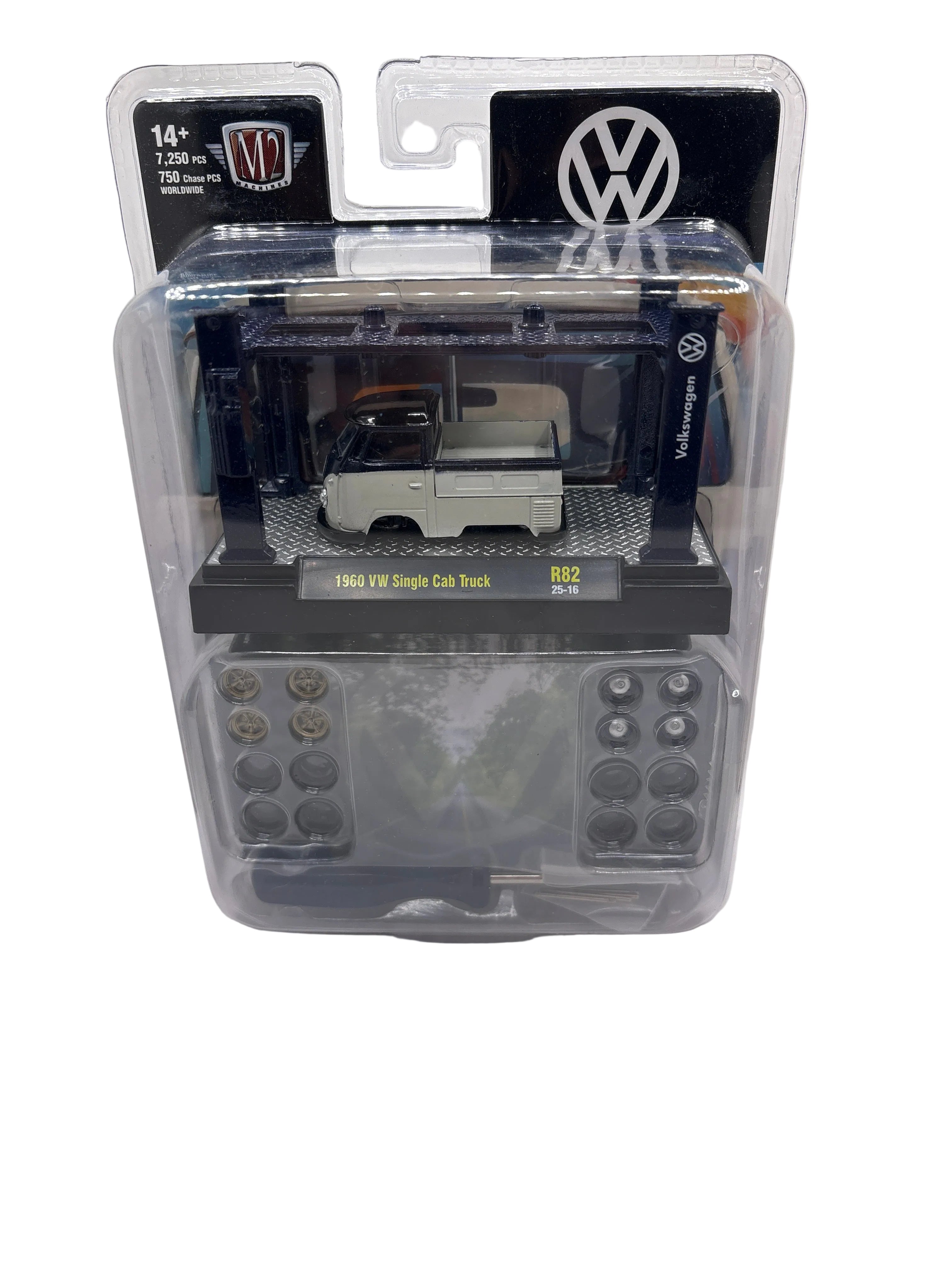 M2 1960 VW Single Cab Truck Diecast multi color