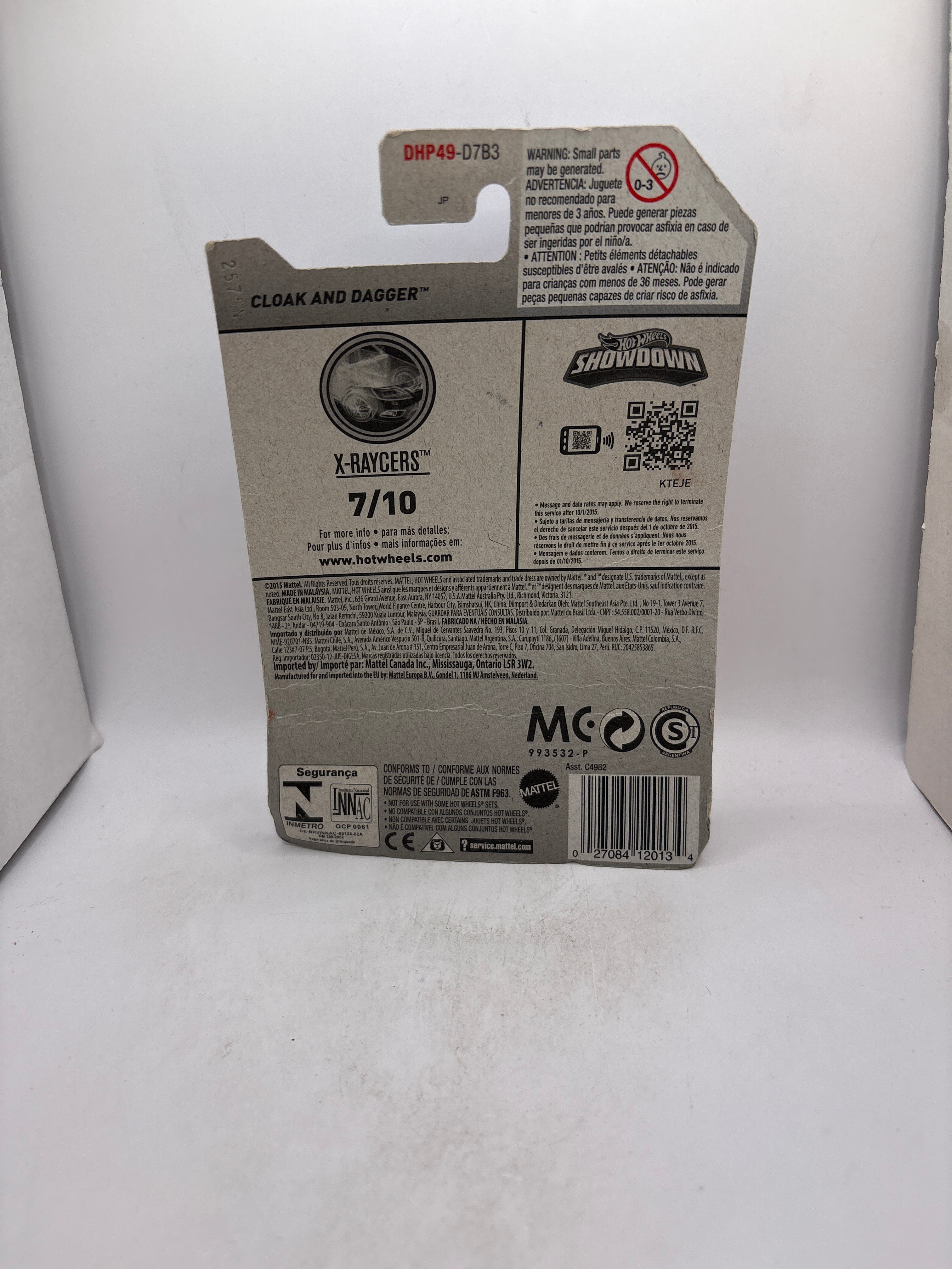 Hot Wheels Cloak And Dagger Diecast orange