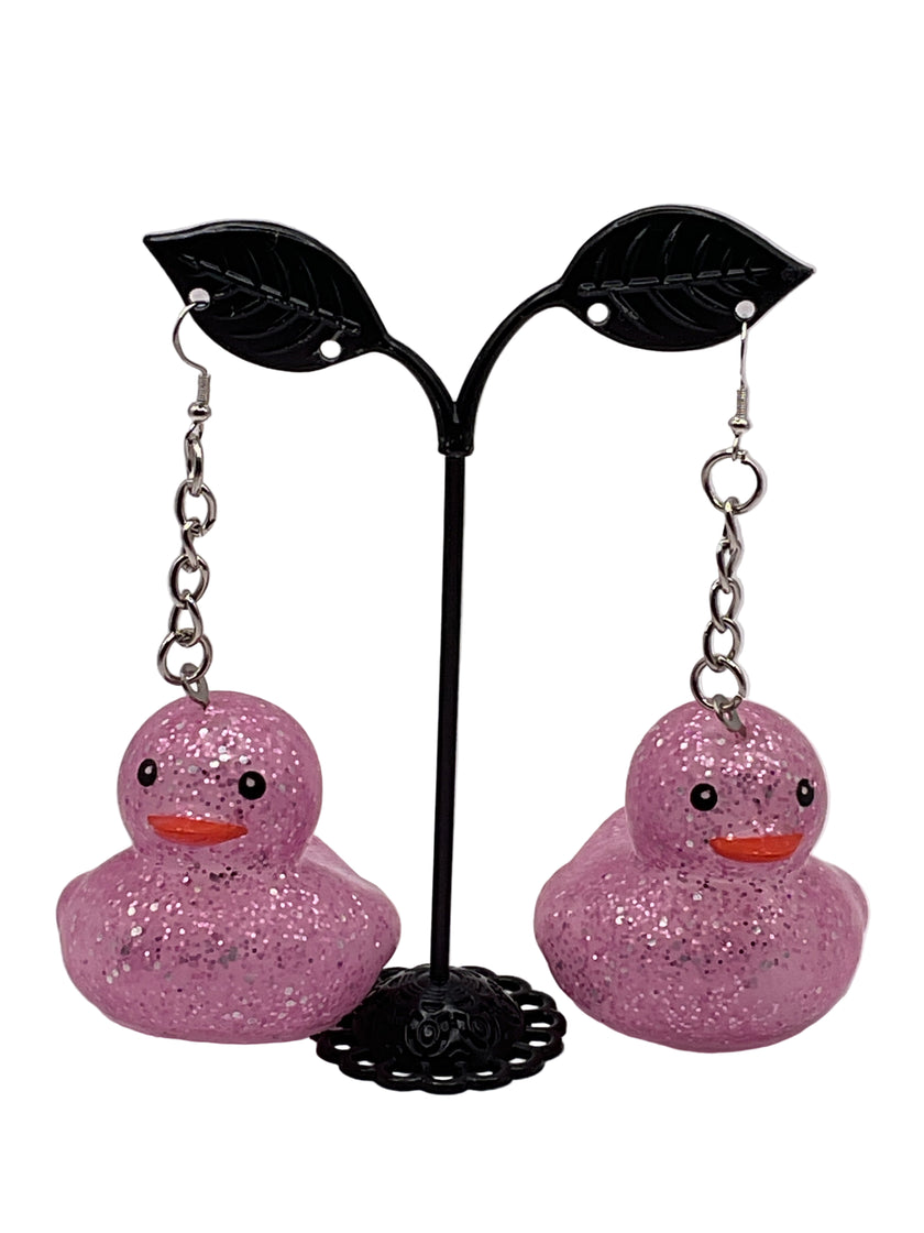 Large Rubber Ducky Earrings
