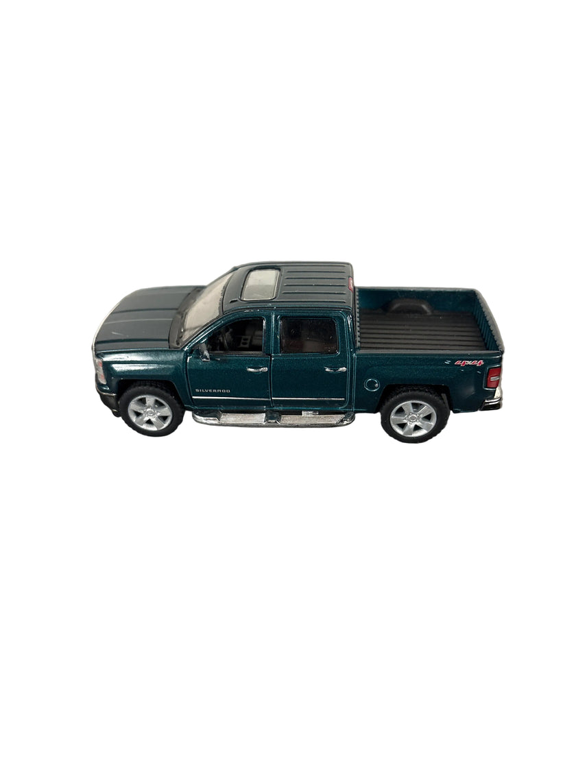 Kinsmart 2014 Chevrolet Silverado Diecast green