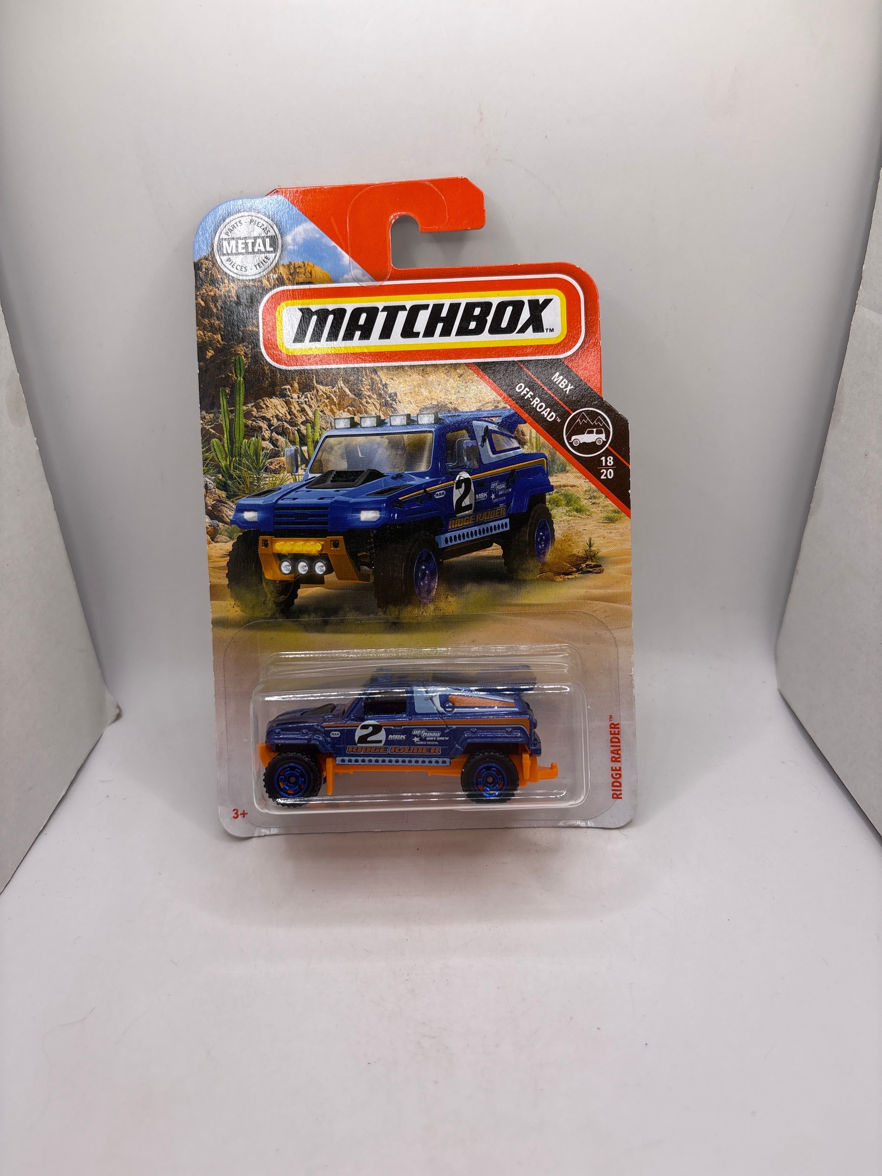 Matchbox Ridge Raider Diecast blue