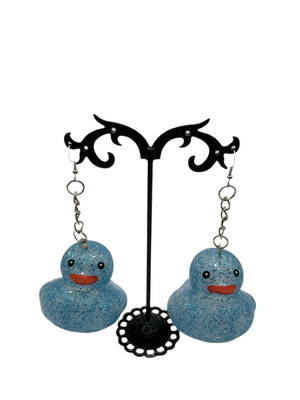 Rubber ducky earrings