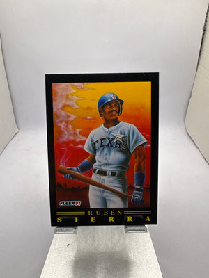 Fleer Ruben Sierra Sports Card