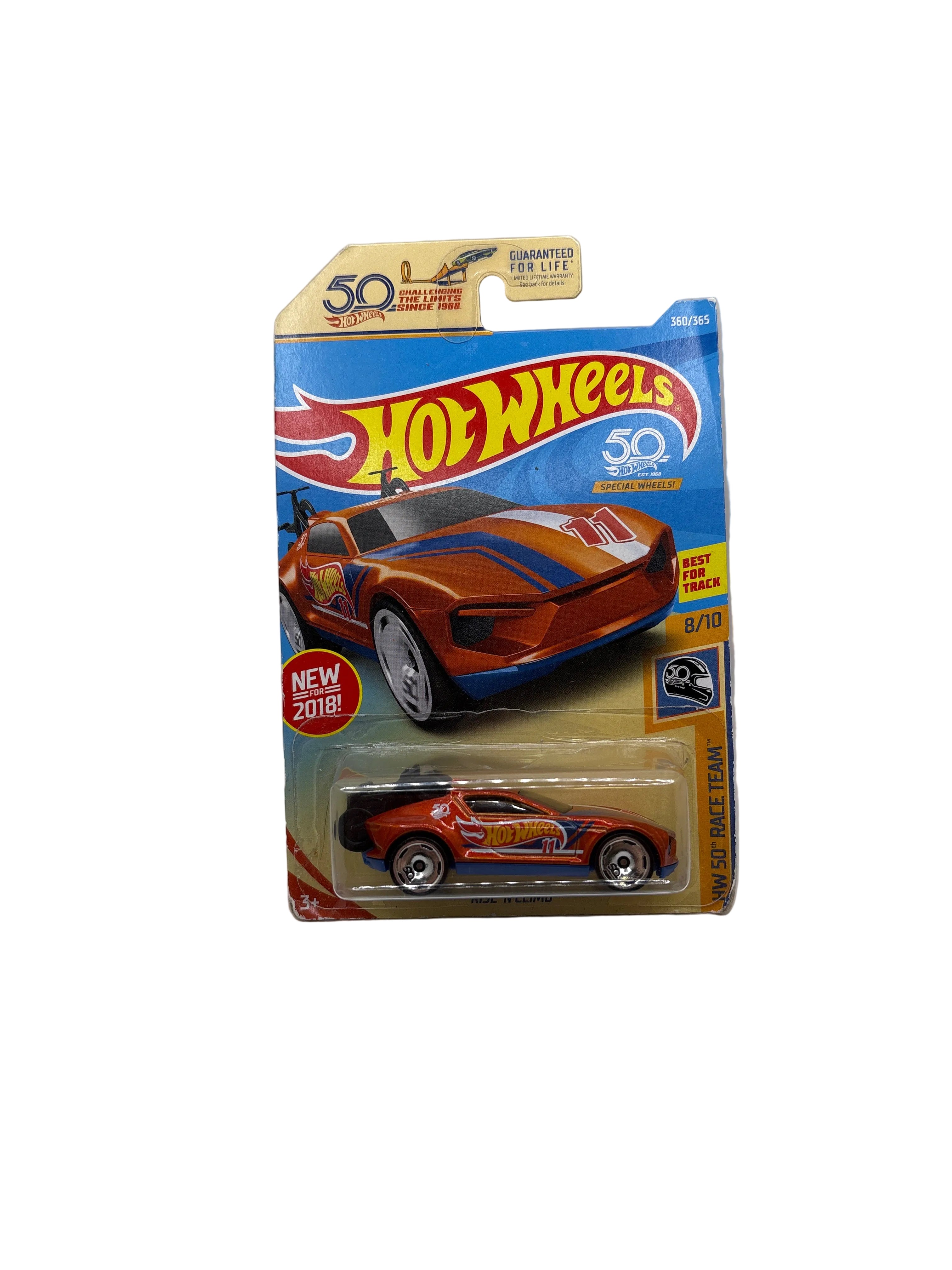 Hot Wheels Rise N Climb Diecast orange