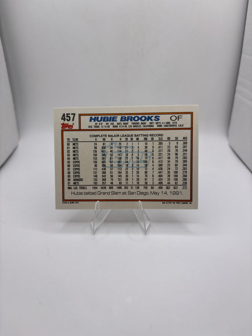 Topps Hubie Brooks