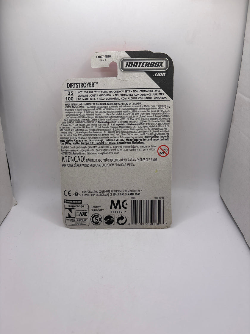 Matchbox Dirtstroyer Diecast
