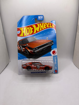 Hot Wheels Nissan Skyline 2000 GT-R Diecast orange