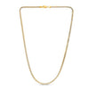 14k Yellow Gold Round Pave Franco Chain (3.15 mm)