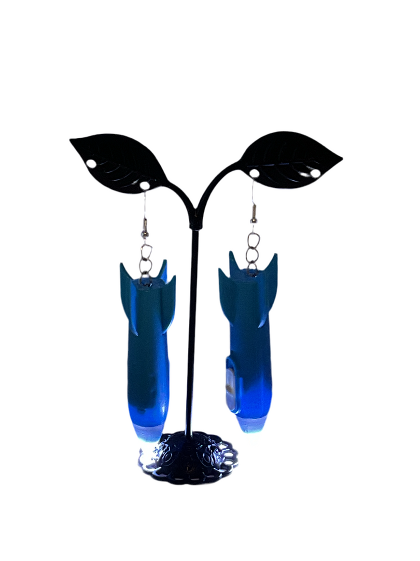Rocket Flash Light Earrings