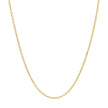 14k Yellow Gold Round Cable Link Chain (1.30 mm)