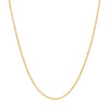 14k Yellow Gold Round Cable Link Chain (1.30 mm)