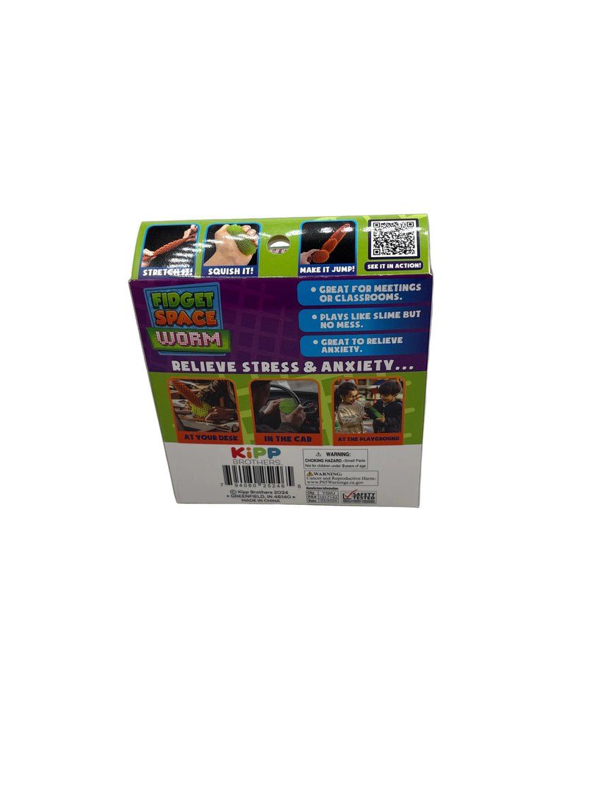 Kipp Brothers Fidget Space Worm green